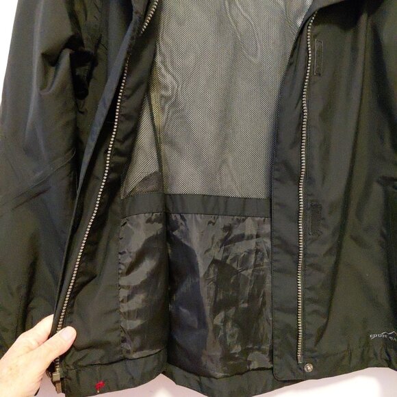 Eddie Bauer Men's WeatherEdge Waterproof Jacket Black Medium - Picture 10 of 10